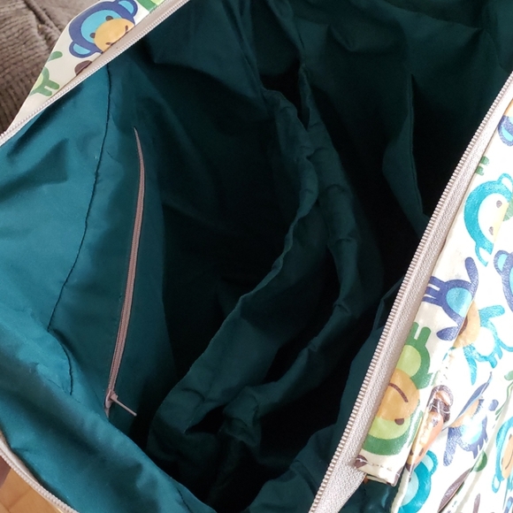 GIANT Diaper bag. Monkey pattern - Picture 10 of 10